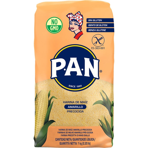 CAJA 10 UNIDADES HARNA PAN AMARILLA BOLSA 1KG
