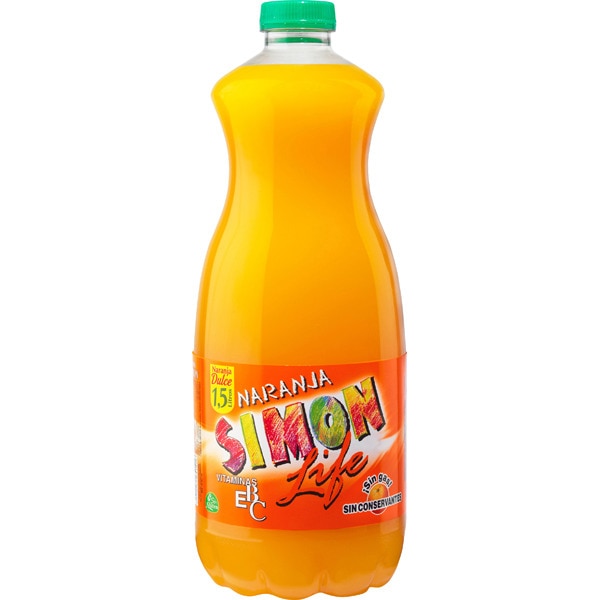 SIMON LIFE NARANJA BOTELLA 1.5L X 6 - Bodegas Oviedo