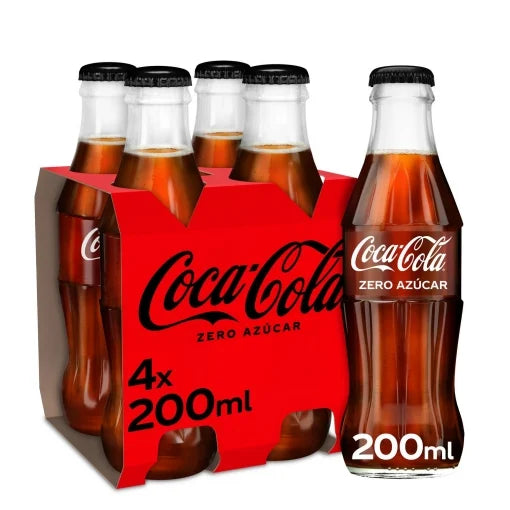 CAJA 24 UNIDADES COCA COLA ZERO IGLO BOTELLIN 20CL