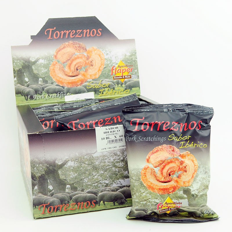 Torrezno Ibérico Flapper 60Gr x10