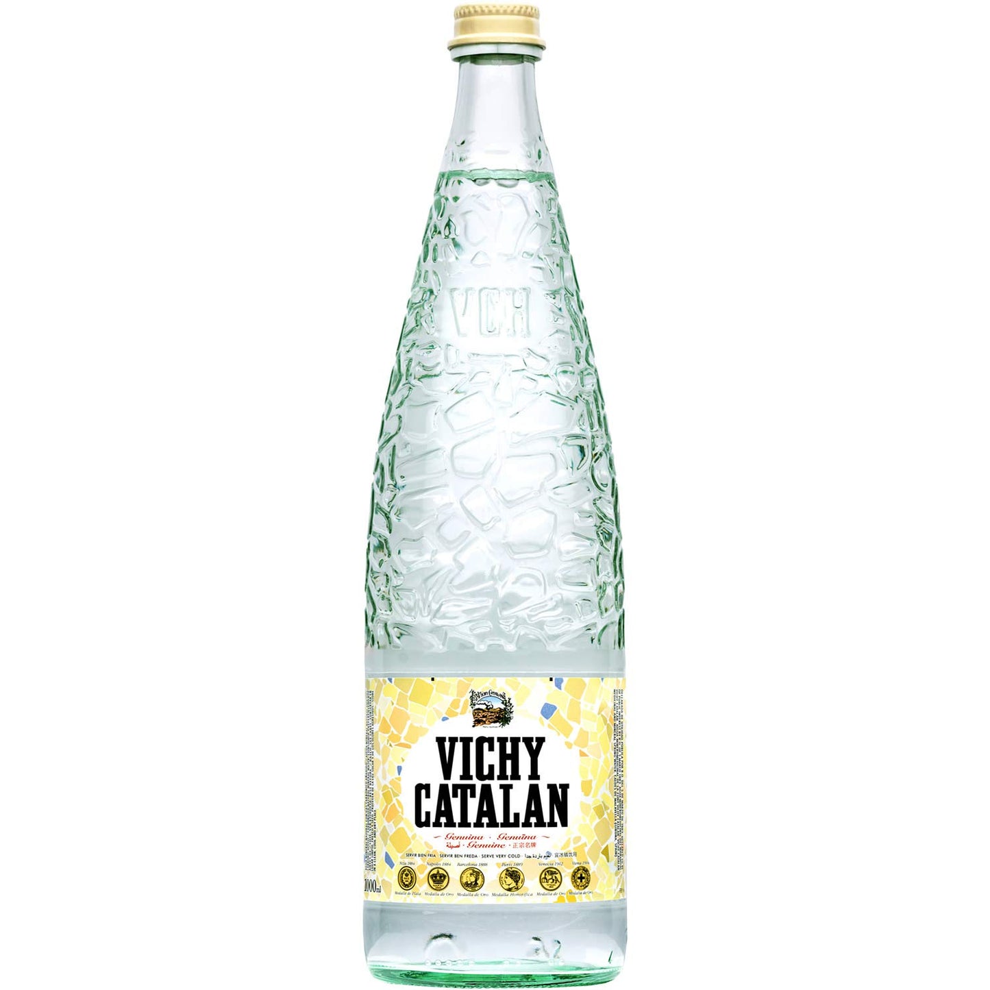 CAJA 12 UNIDADES AGUA VICHY BOTELLA 1L - Bodegas Oviedo