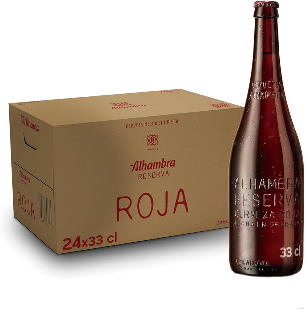Cerveza Alhambra Roja Tercio 33cl