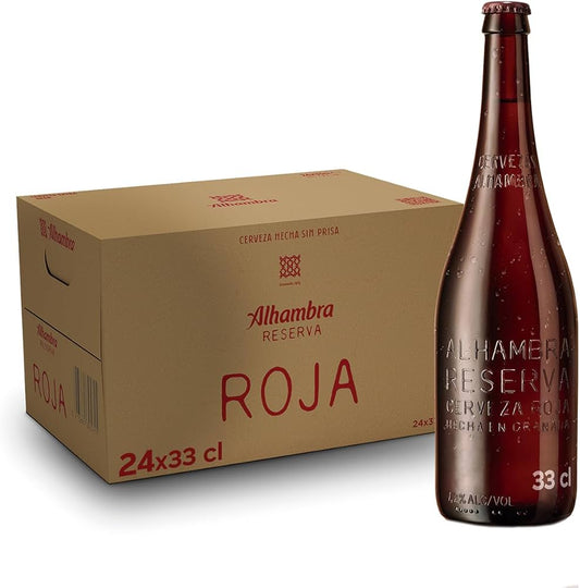 Cerveza Alhambra Roja Tercio 33cl