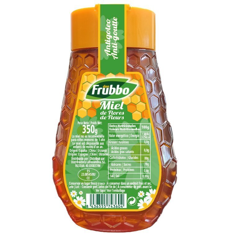 Miel de Flores Don Frubbo 350gr x 12