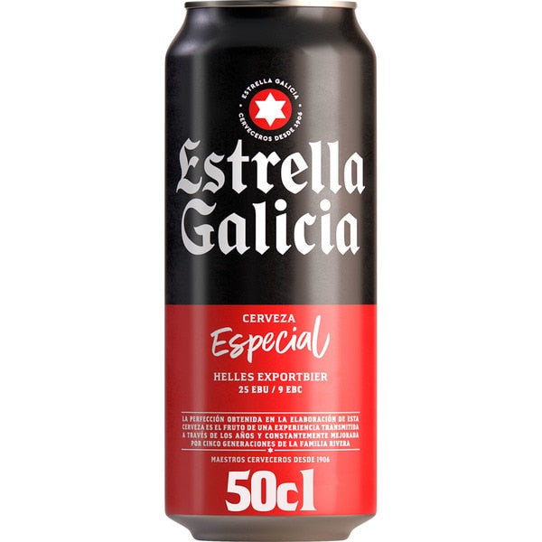 Cerveza Estrella Galicia Lata 24x50cl - Bodegas Oviedo