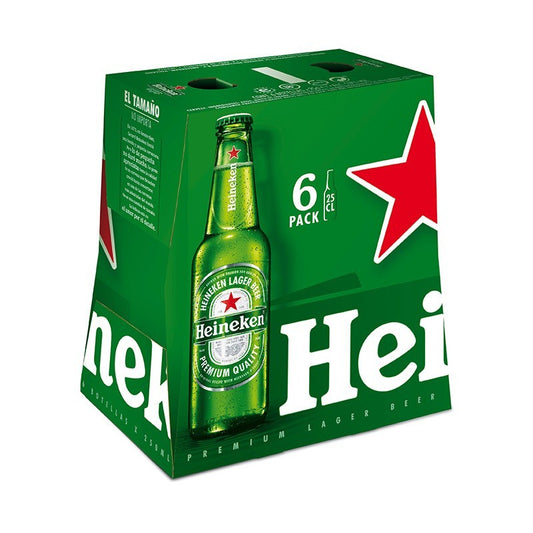 CAJA 24 UANIDADES CERVEZA HEINEKEN BOTELLIN 25CL - Bodegas Oviedo