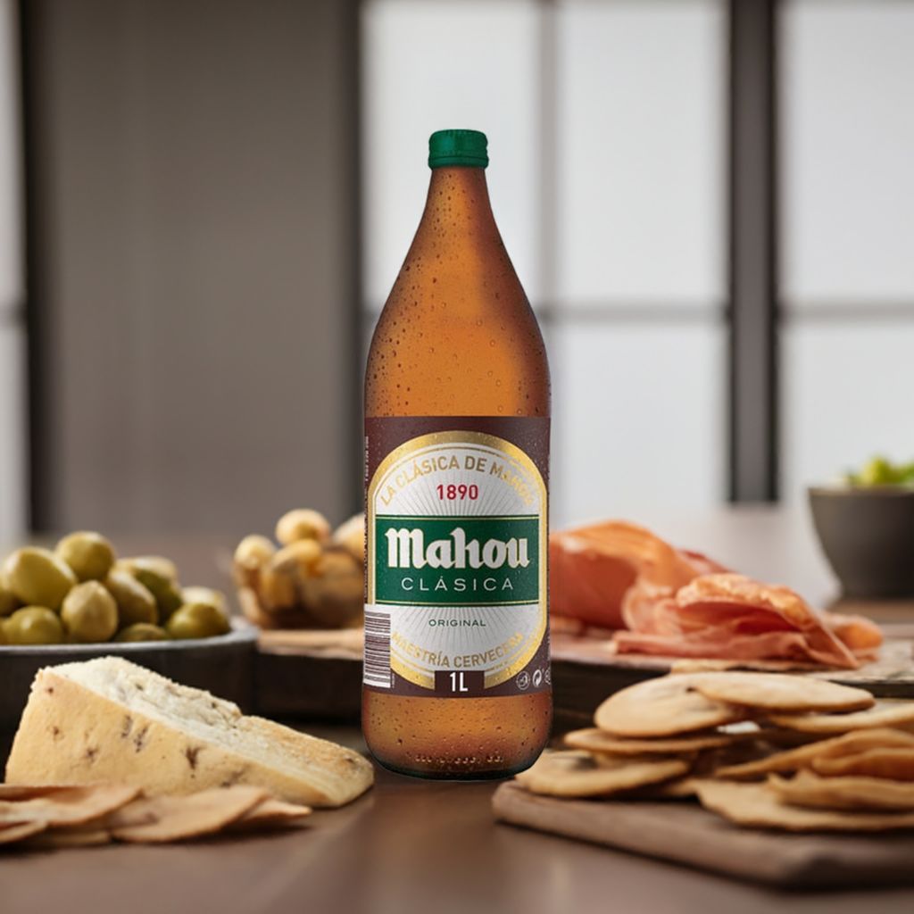 Cerveza Mahou Clásica Botella 6x1L