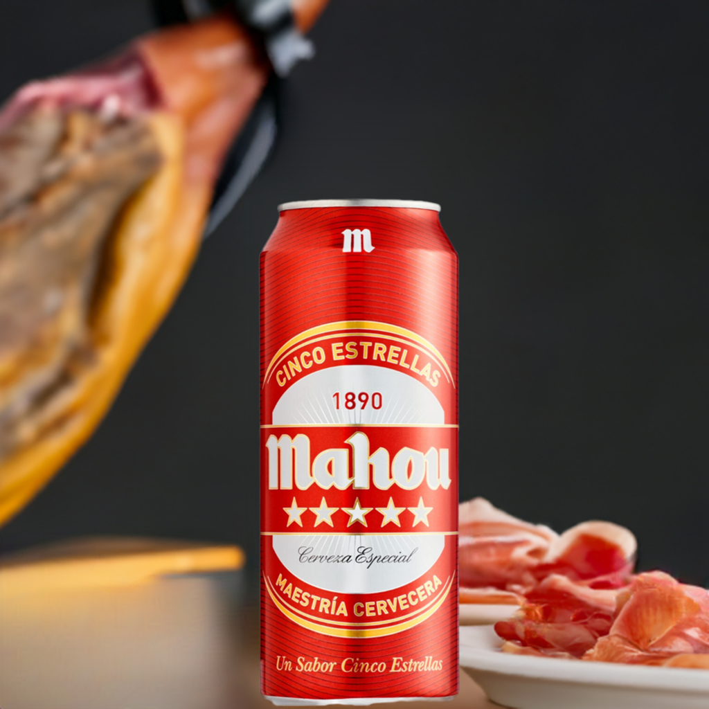 Cerveza Mahou 5 Estrellas Lata 24x50cl