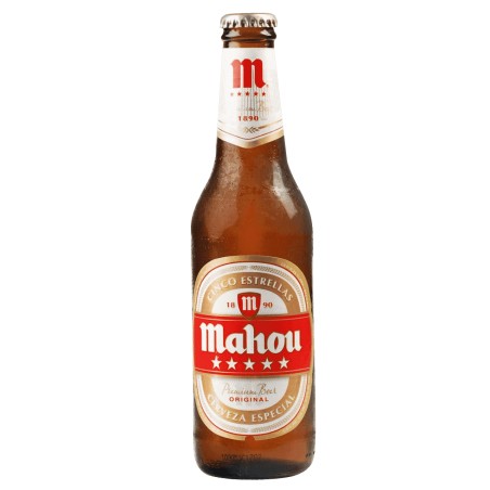 MAHOU 5 ESTRELLAS TERCIO RETORNABLE - Bodegas Oviedo