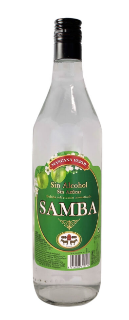 Licor de Samba Manzana sin Alcohol