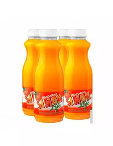 CAJA 12 UNIDADES ZUMO SIMON NARANJA BOTELLA 33CL