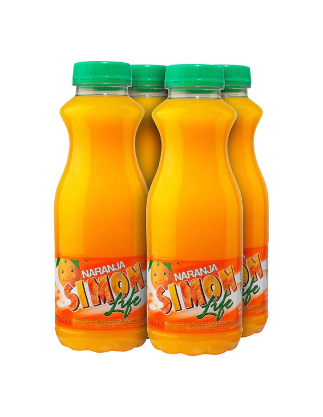 CAJA 12 UNIDADES ZUMO SIMON NARANJA BOTELLA 33CL