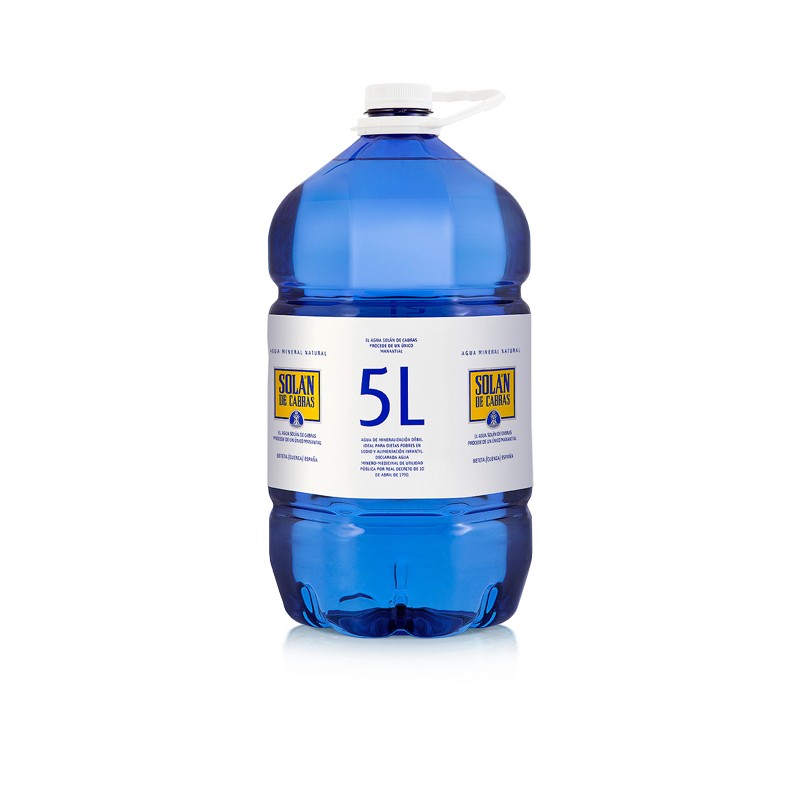 CAJA 3 UNIDADES AGUAN SOLAN GARRAFA 5L - Bodegas Oviedo