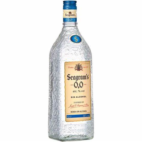 Ginebra Seagram´s 0,0 1L