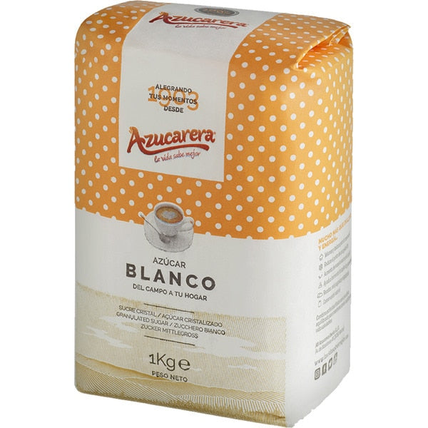 CAJA 10 UNIDADES AZÚCAR AZÚCARERA BLANCA BOLSA 1KG