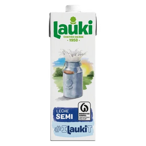 Leche Lauki Semidesnatada 1L