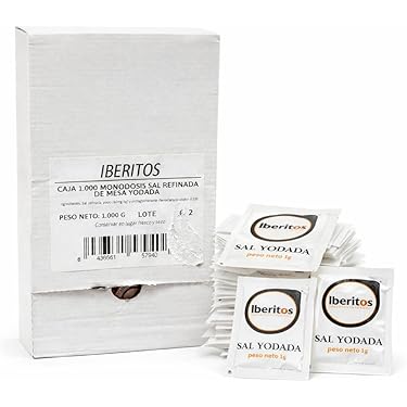 Iberitos Sal de Mesa Monodosis (1000 Unidades)