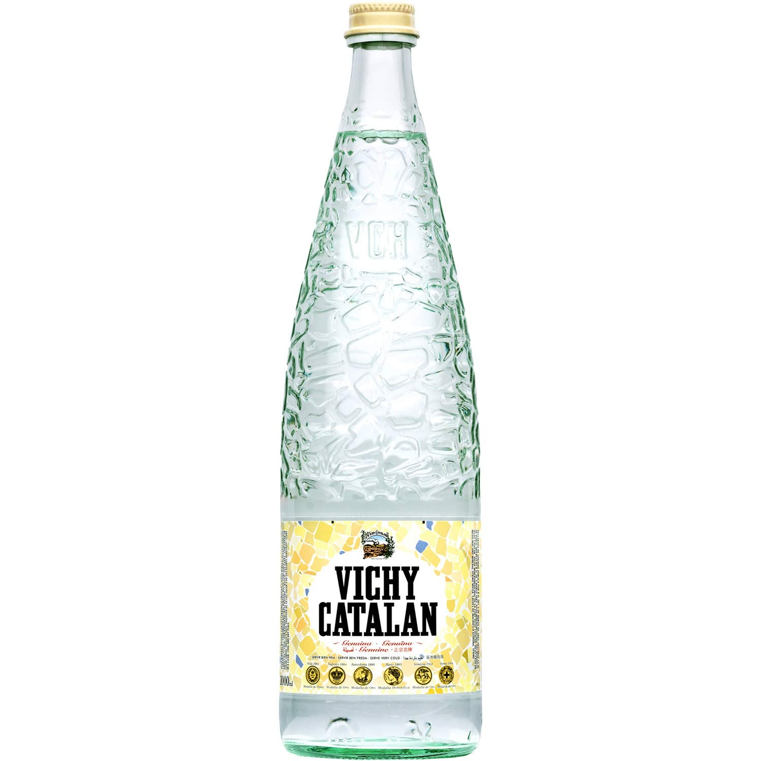 CAJA 12 UNIDADES AGUA VICHY BOTELLA 1L - Bodegas Oviedo