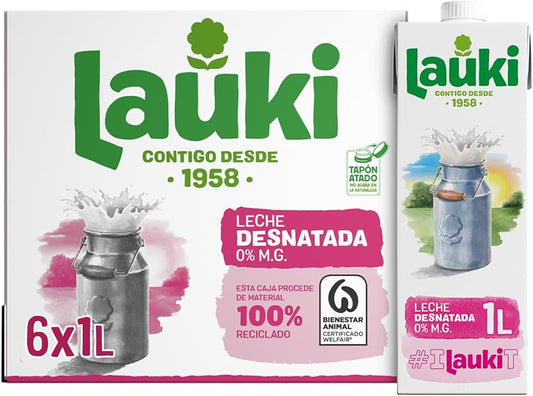 Leche Lauki Desnatada 1L
