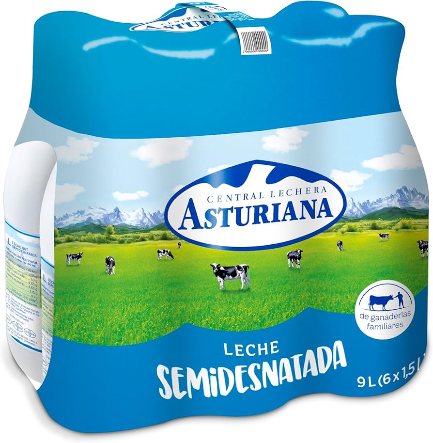Leche Asturiana Semidesnatada 1.5L