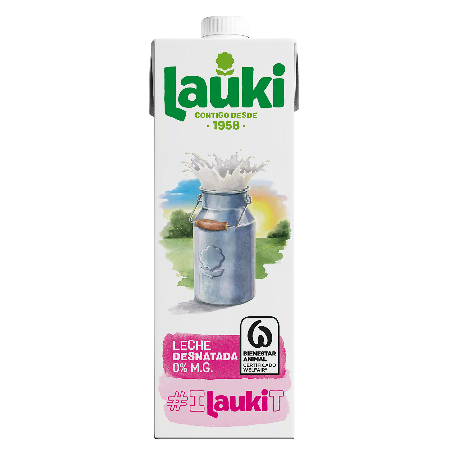 Leche Lauki Desnatada 1L