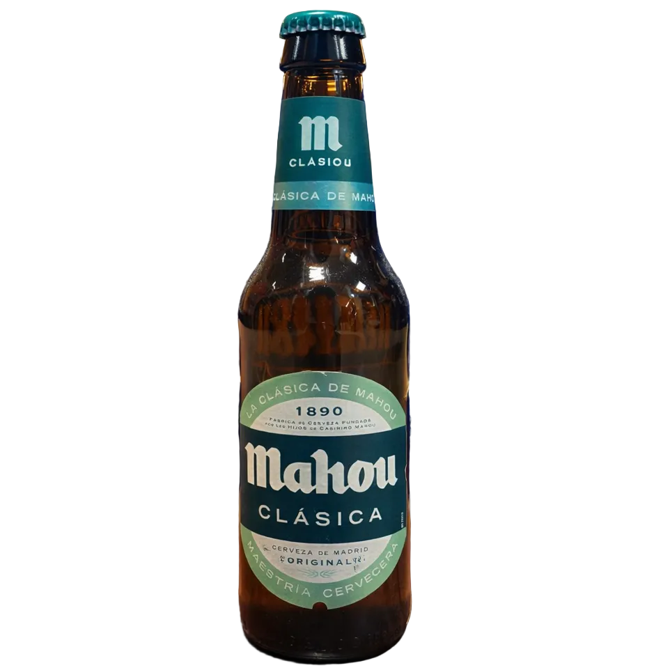 Cerveza Mahou Clásica Tercio Retornable