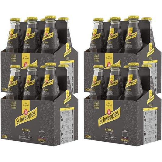 Schweppes Soda Botellín 20cl x24