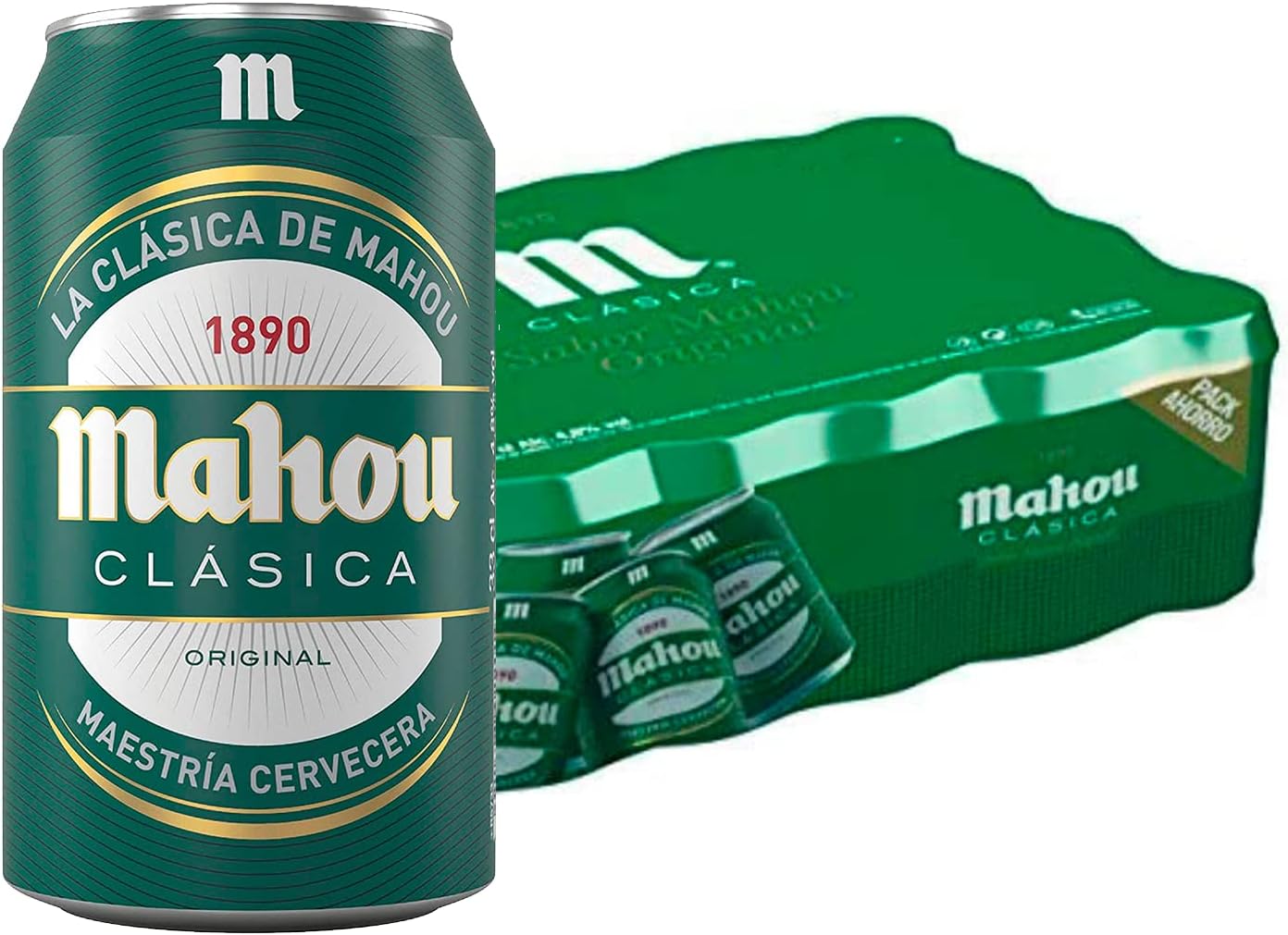 CERVEZA MAHOU CLÁSICA 33CL LATA X 24