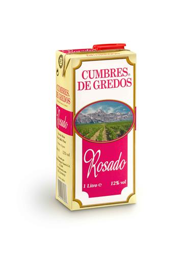 Vino Rosado Cumbres de Gredos BRICK 12X1L - Bodegas Oviedo