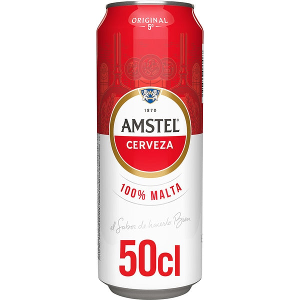 CERVEZA AMSTEL LATA 50CL X24