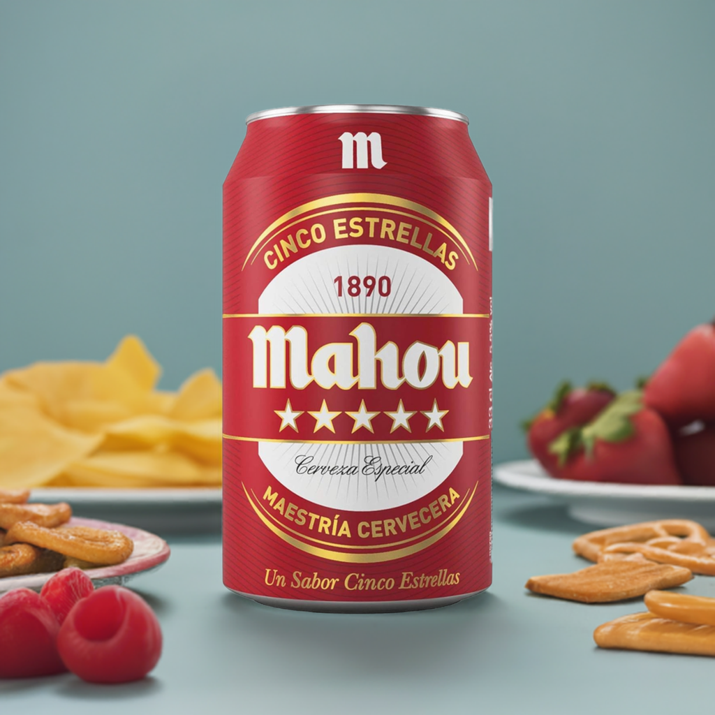 Cerveza Mahou 5 Estrellas Lata 24x33cl - Bodegas Oviedo
