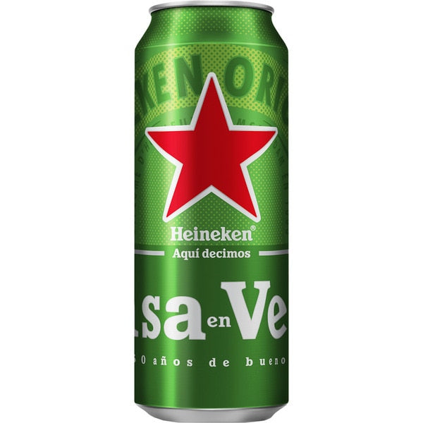 CERVEZA HEINEKEN LATA 50CL X24