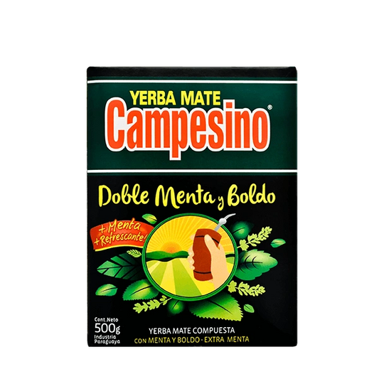 CAJA 10 UNIDADES YERBA MATE CAMPESINO 500GR