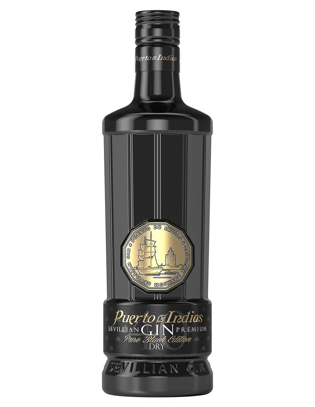 GINEBRA PUERTO DE INDIAS BLACK 70CL