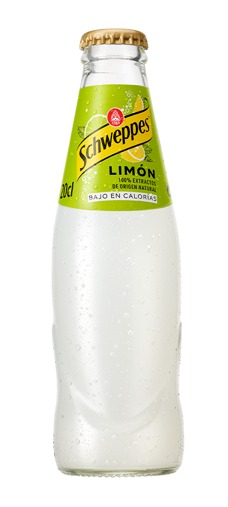 CAJA 24 UNIDADES SCHWEPPES LIMÓN BOTELLIN 20CL