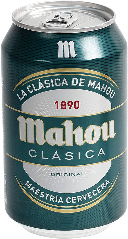 CERVEZA MAHOU CLÁSICA 33CL LATA X 24